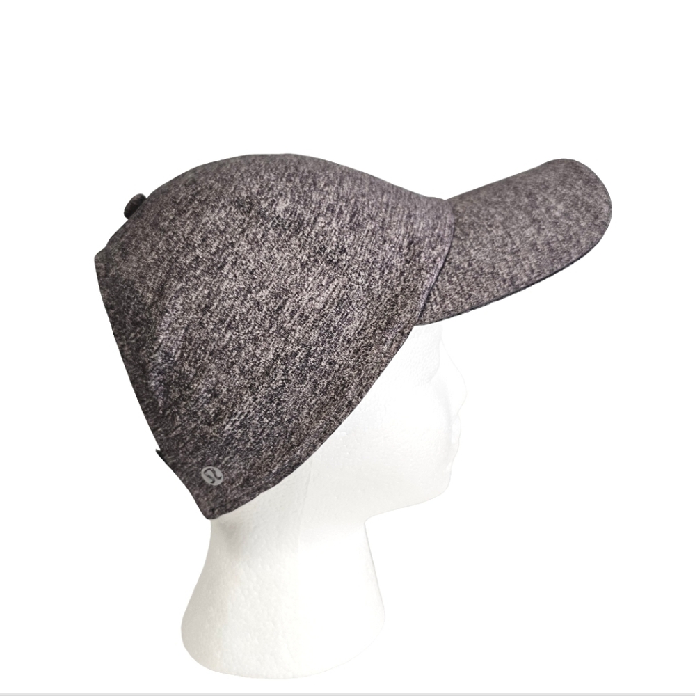 Lululemon Women's OS Baller Hat Run Ponytail Heathered Gray Soft Packable Hat - Picture 4 of 13